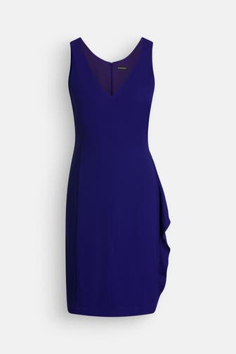 EMPORIO ARMANI Kleid dunkellila