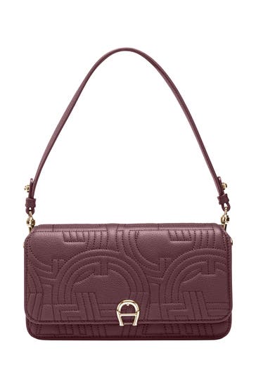 AIGNER Schultertasche 'Inara' burgunder
