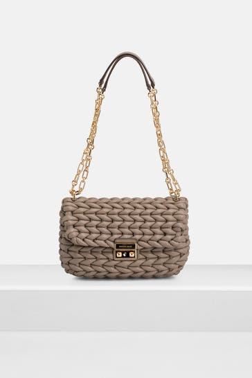 MICHAEL MICHAEL KORS Schultertasche 'Tribeca' taupe