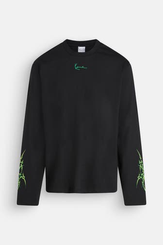 KARL KANI Longsleeve schwarz