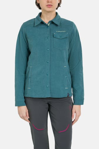 LA SPORTIVA Outdoorbluse petrol