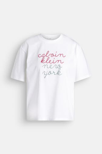 CALVIN KLEIN T-Shirt weiß