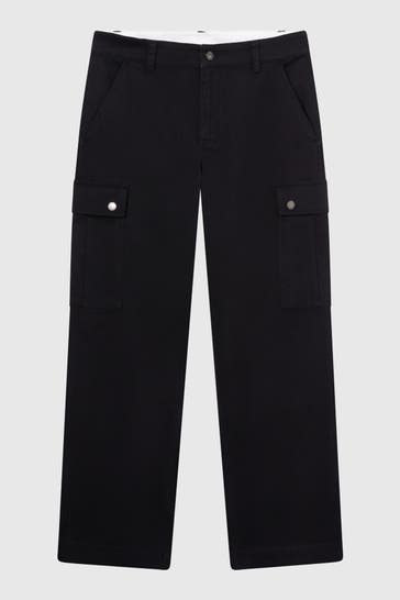 CHAMPION Black Cargo Trousers