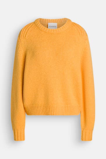 CLOSED Wollmix-Strickpullover orange