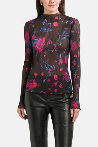 BOSS Longsleeve 'Esami' gemustert