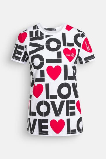 LOVE MOSCHINO T-Shirt gemustert