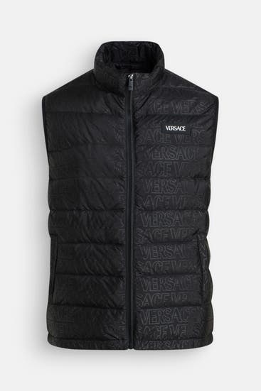 VERSACE - Daunenweste schwarz