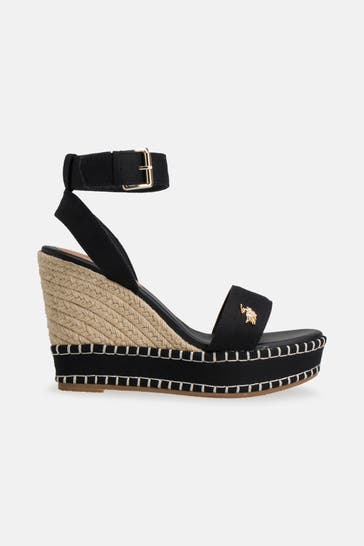 U.S. POLO ASSN. Sandaletten schwarz