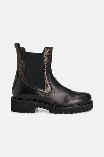 DONNA CAROLINA Chelsea-Boots schwarz