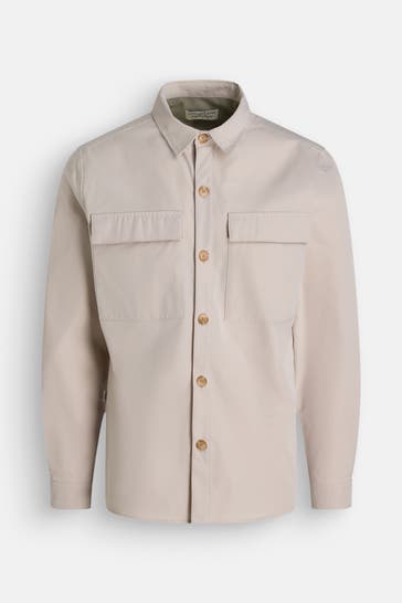 COLOURS & SONS Overshirt greige