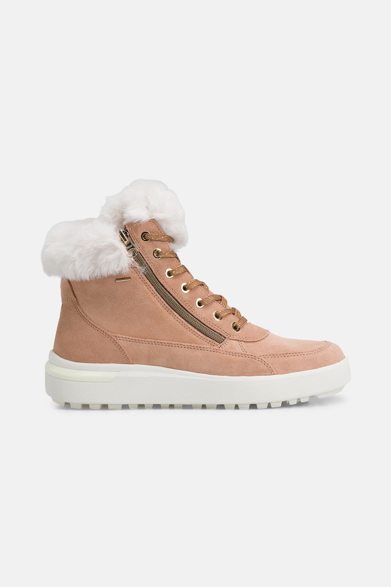 GEOX Leder-Sneaker 'Dalyla' hellbraun, Bild 1
