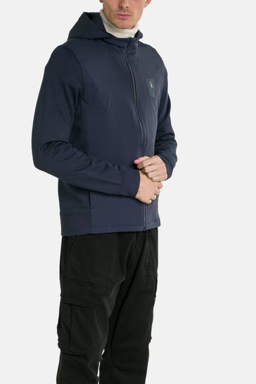 AERONAUTICA MILITARE 'Cappuccio' Lightweight Jacket, dark blue