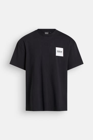 BARBOUR INTERNATIONAL T-Shirt schwarz