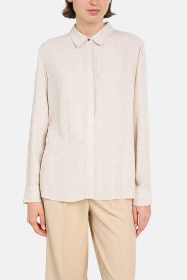 COMMA, Casual-Bluse gemustert