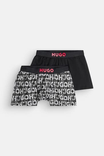 HUGO 2er-Pack Boxer mehrfarbig