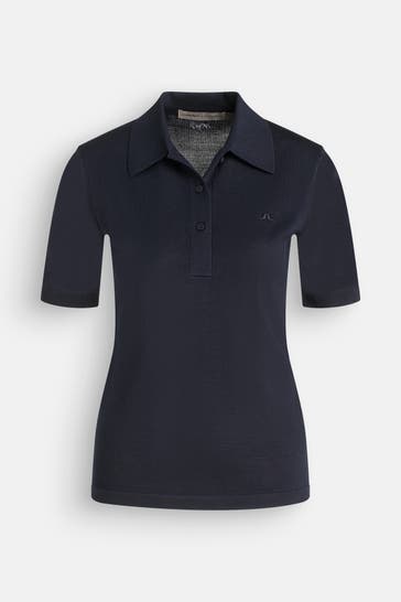 J.LINDEBERG SPORTSWEAR Polo-Shirt 'Amandine' dunkelblau