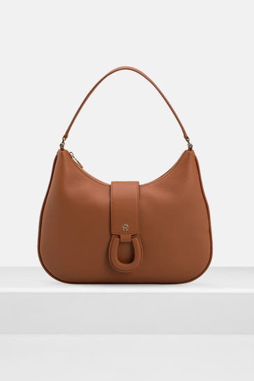 AIGNER Schultertasche 'Selena S' cognac