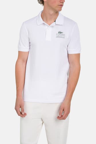 LACOSTE Polo-Shirt weiß unisex