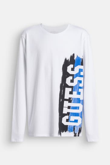 GUESS Longsleeve weiß