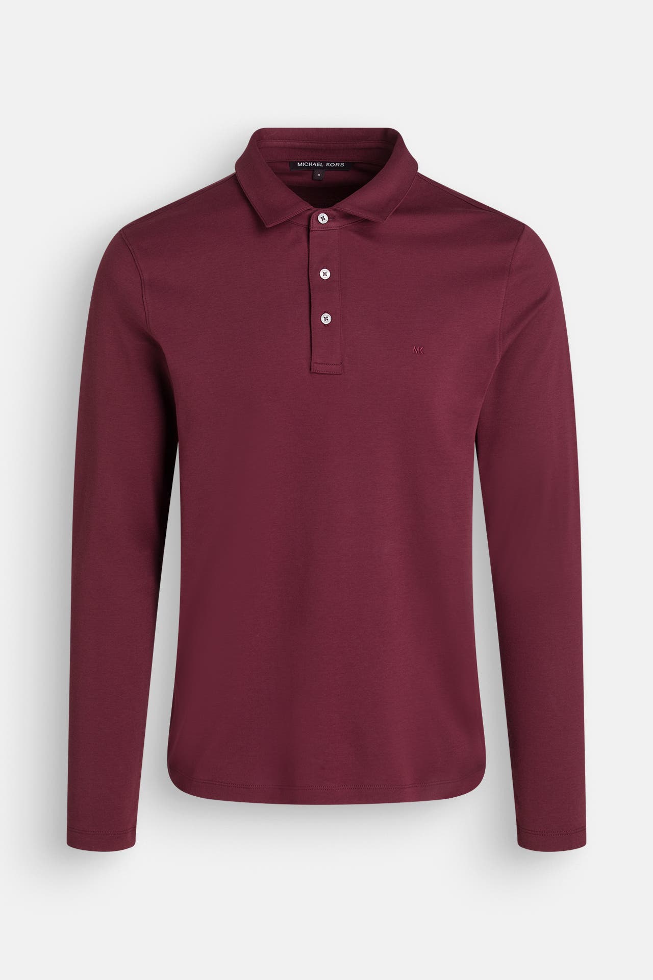 MICHAEL KORS Langarm-Polo burgunder, Bild 1