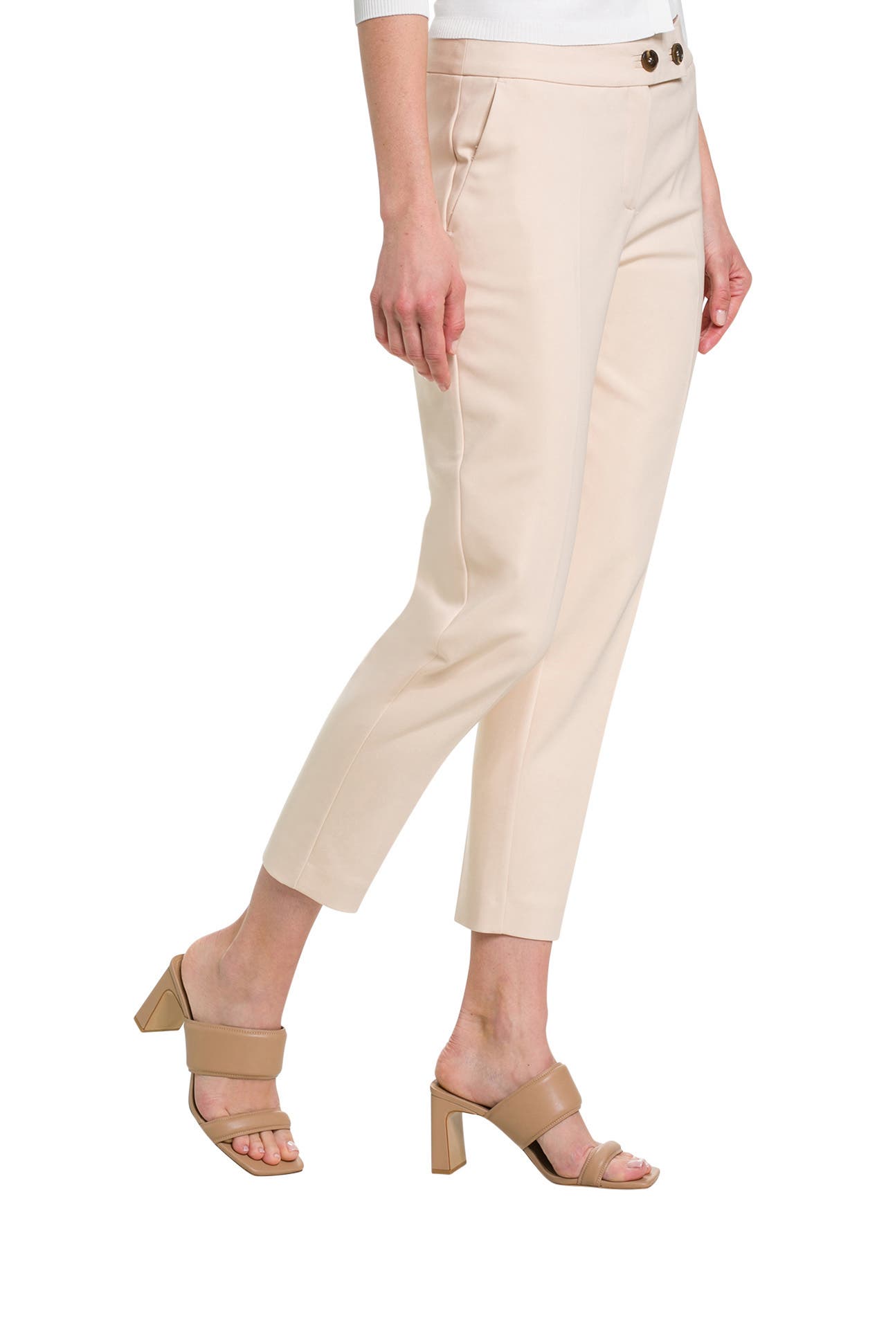 COMMA, Stoffhose beige, Bild 1