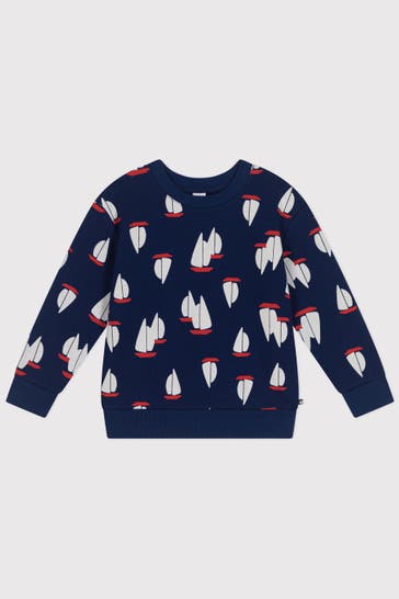 PETIT BATEAU Sweatshirt gemustert