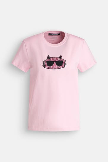 KARL LAGERFELD T-Shirt rosa