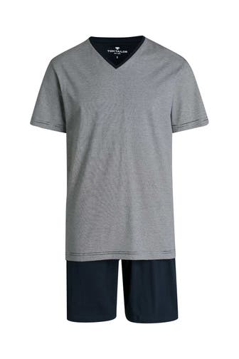 TOM TAILOR Pyjama gestreift