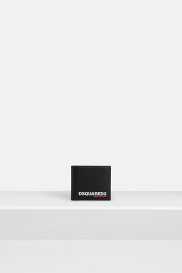 DSQUARED2 Ledergeldbörse schwarz