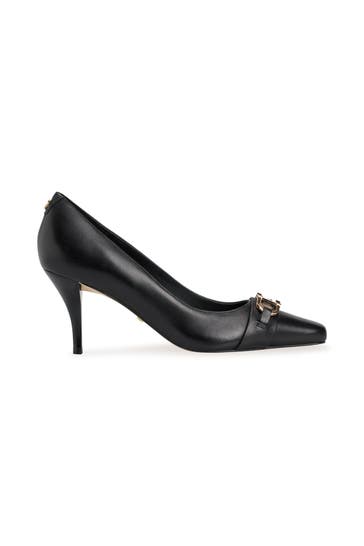 GUESS Leder-Pumps 'Decollete' schwarz