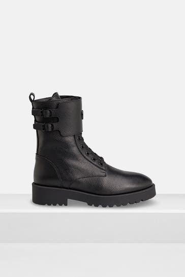 AIGNER Schnürboots 'Amira' schwarz