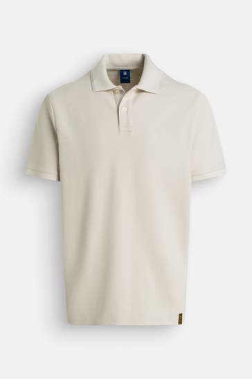 G-STAR Polo-Shirt 'Essential' creme