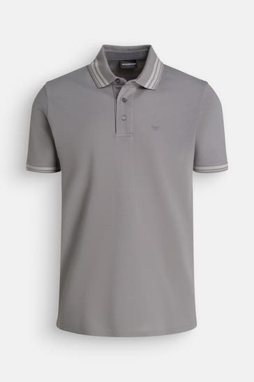 EMPORIO ARMANI Polo-Shirt grau