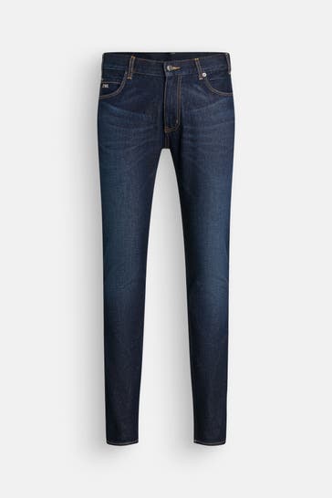 EMPORIO ARMANI Jeans slim dunkelblau