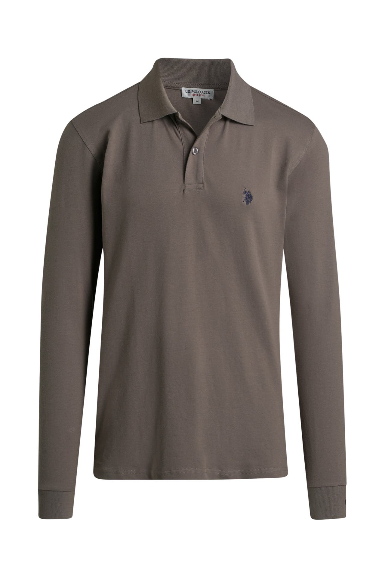 U.S. POLO ASSN. Langarm-Polo grau, Bild 1