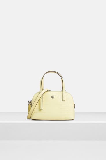 TORY BURCH - Handtasche 'Emerson' hellgelb