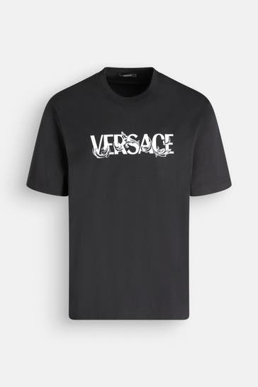 VERSACE T-Shirt schwarz