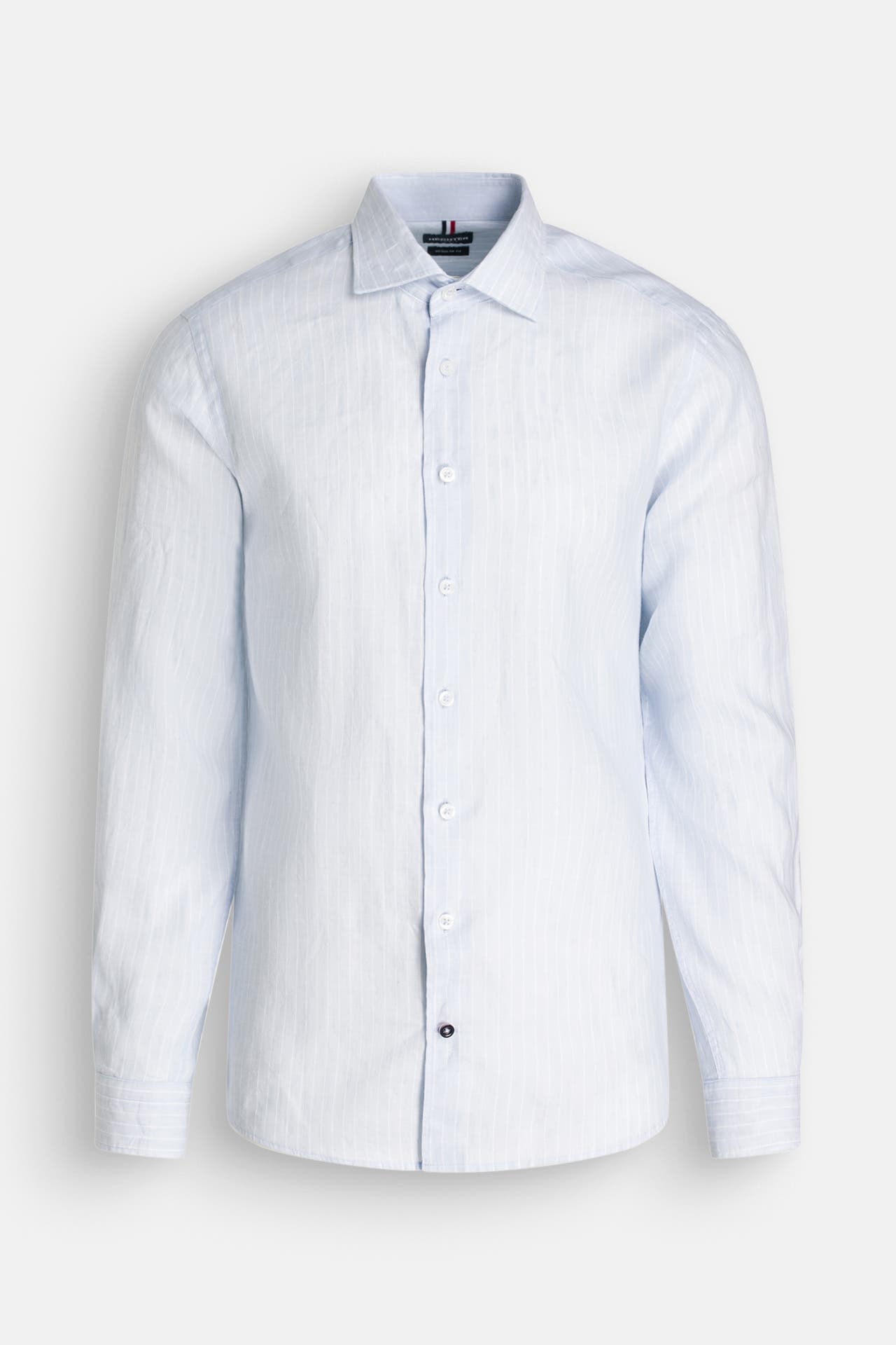 HECHTER Paris Leinenmix-Hemd hellblau Regular Fit, Bild 1