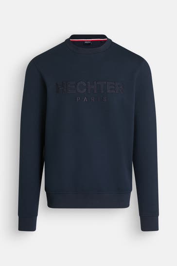 HECHTER Paris Sweatshirt dunkelblau