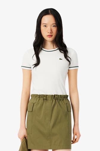 LACOSTE T-Shirt weiß