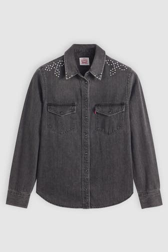 LEVI'S® Jeansbluse dunkelgrau