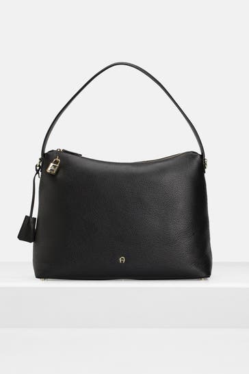 AIGNER Schultertasche 'Delia' schwarz