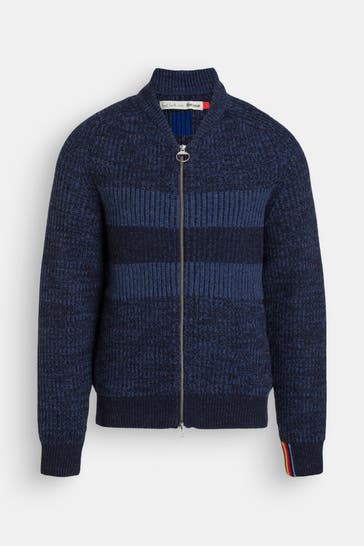BARBOUR Wolljacke gestreift