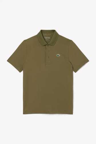 LACOSTE Funktions-Polo khaki