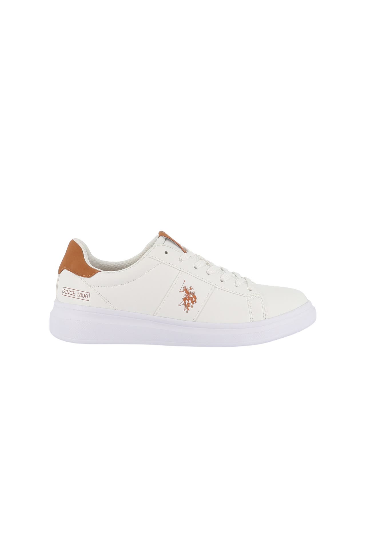 U.S. POLO ASSN. Sneaker 'George' weiß-cognac, Bild 1