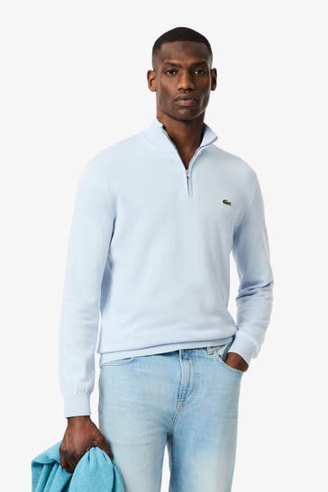 LACOSTE Strick-Troyer taubenblau