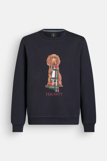 HACKETT Sweatshirt 'Harry' schwarzblau