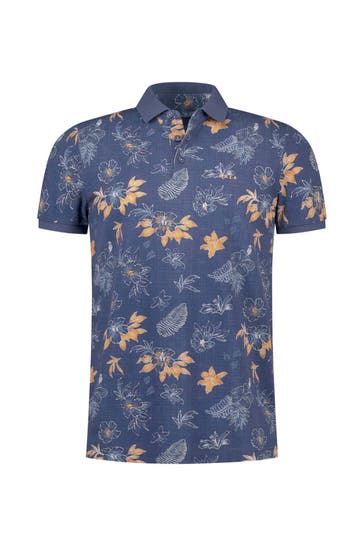 NEW ZEALAND AUCKLAND Polo-Shirt gemustert
