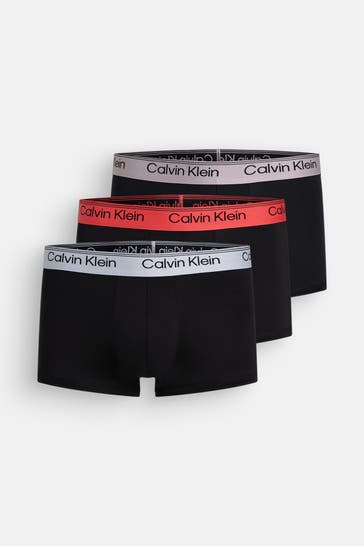 CK UNDERWEAR 3er-Pack Boxer Trunks schwarz
