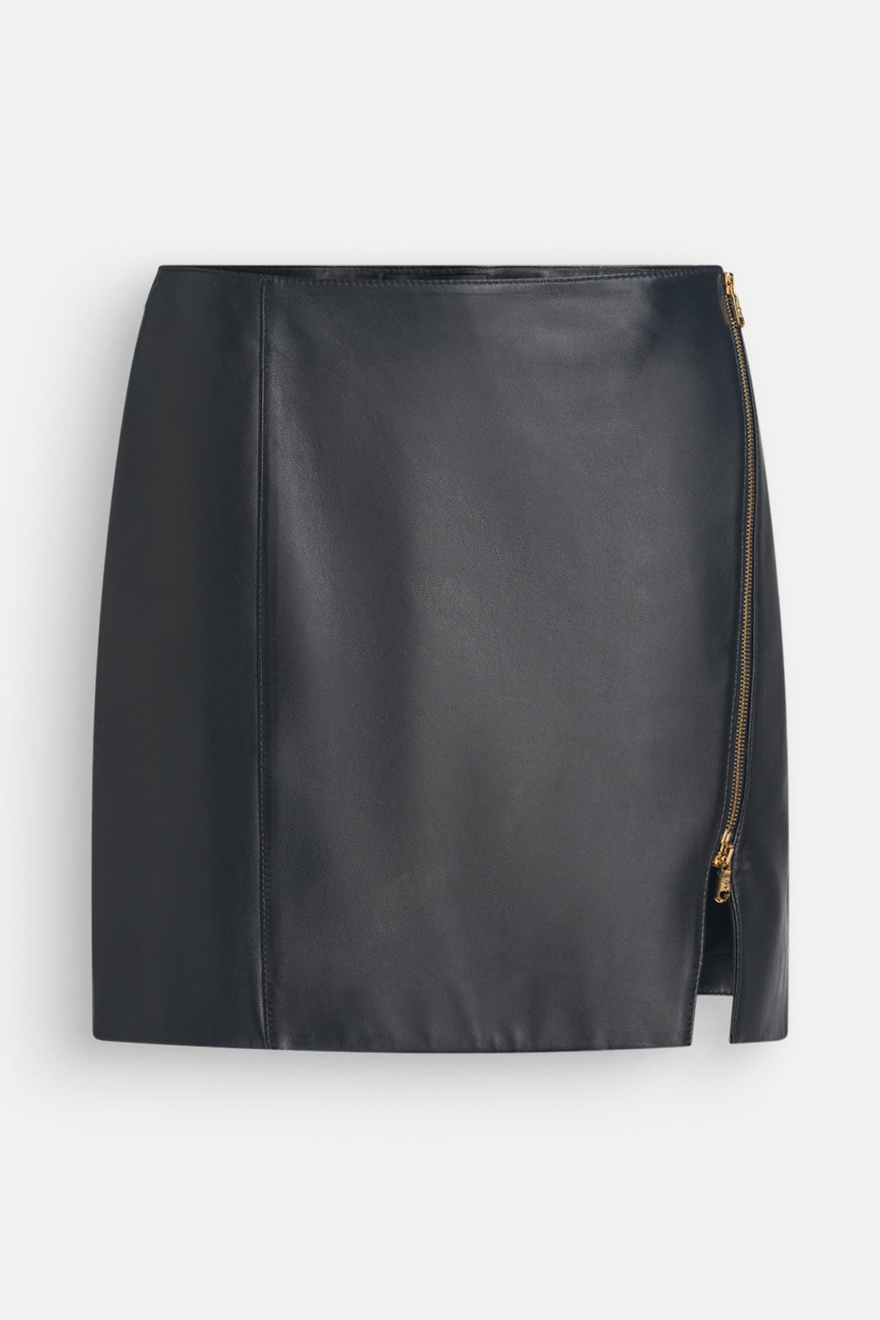 VERSACE Lederrock schwarz, Bild 1